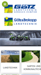 Mobile Screenshot of goetz-landtechnik.de